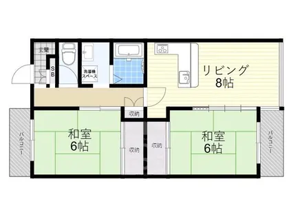 アティック館【2階】の間取り