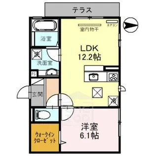 Euphotuna【1階】の間取り