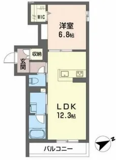 シャーメゾン はなみずき【2階】の間取り
