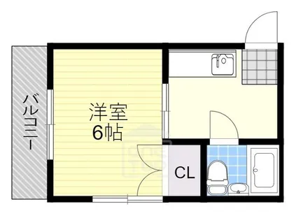 ヴィラ真砂【2階】の間取り