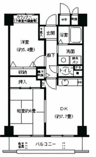 MICハイツ都島【5階】の間取り