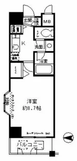 コンフォルトK【9階】の間取り