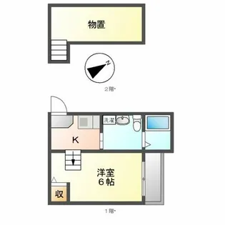 1Kの間取り画像