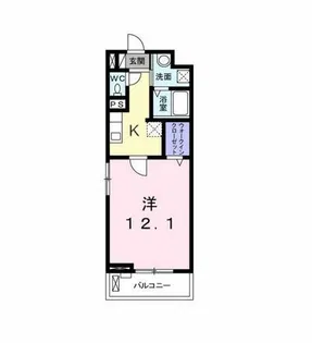 メゾン ソレイユ友岡【2階】の間取り