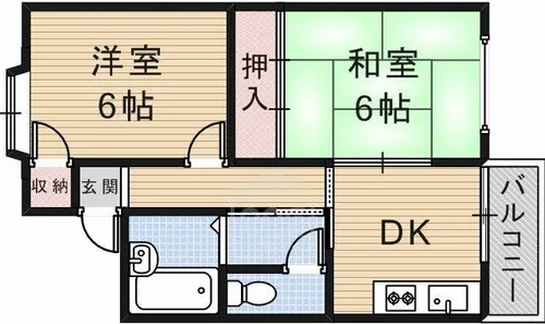 村治マンション【3階】の間取り