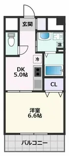 第12関根マンション【8階】の間取り
