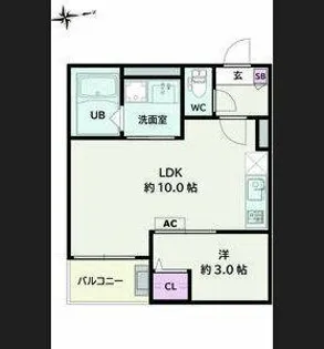 Jack korakuⅡ【2階】の間取り