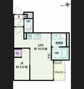 Jack korakuⅡ【3階】の間取り