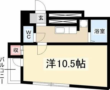 クレセール花の木【3階】の間取り