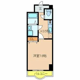 ルミエール八尾駅前【3階】の間取り