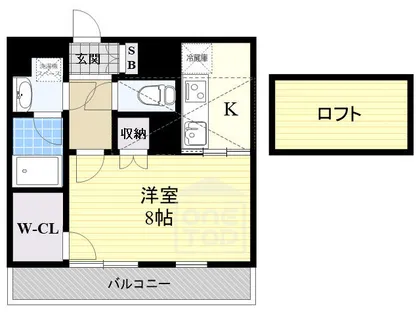 ラ・カステル・メウ【7階】の間取り