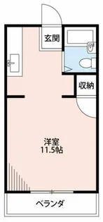 ジュネス三ヶ根【210号室】の間取り