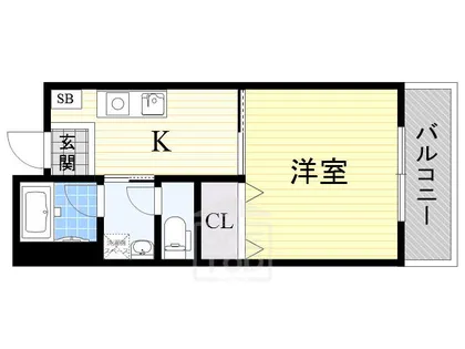 壱番館【3階】の間取り