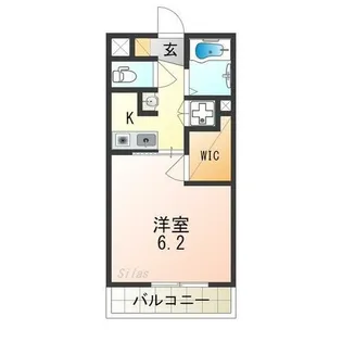 大阪府大阪市住吉区我孫子3丁目【マンション】の間取り