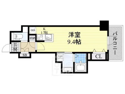 D’TOWER 城北【2階】の間取り