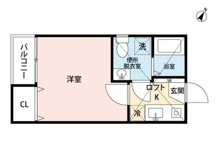 コンフォートベネフィス井尻8【2階】の間取り