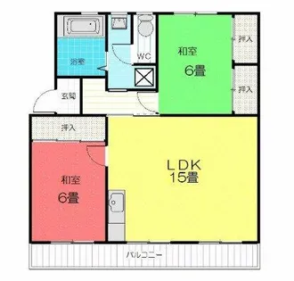 ファミールANDO【201号室】の間取り