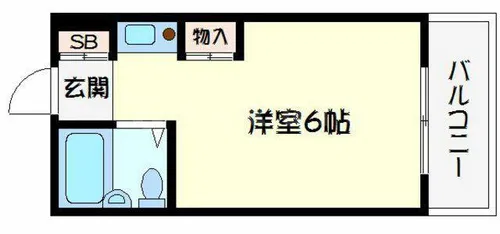 エムロード豊秀【2階】の間取り