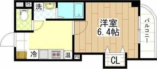 みおつくし京橋【9階】の間取り