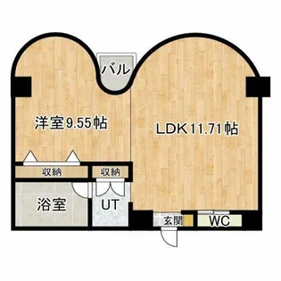 ZEUS α【7階】の間取り