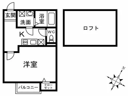 アンピオ吉塚弐番館【1階】の間取り