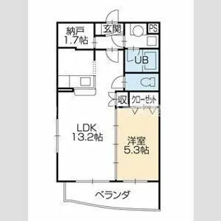 モン シャトー【3階】の間取り
