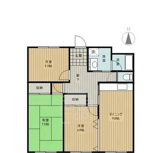 カーサ・フェリーチェ【2階】の間取り