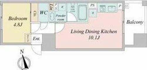 デュオフラッツ今池フレナ【805号室】の間取り