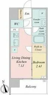 デュオフラッツ今池フレナ【802号室】の間取り