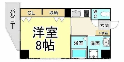 ル・シエル【6階】の間取り