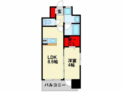 デザイナーズざ・片野【12階】の間取り