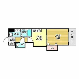 フレシュール我孫子【8階】の間取り