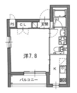 アフロディーテ千本中立売【3階】の間取り
