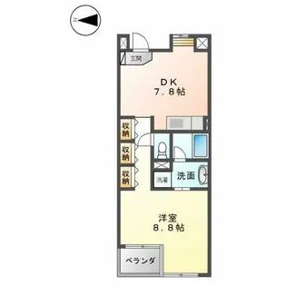 グラン・アベニュー栄【213号室】の間取り