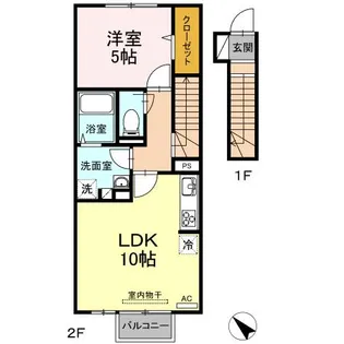 ベルタ7【2階】の間取り