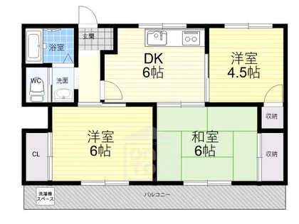 めぞんたきがわ【2階】の間取り