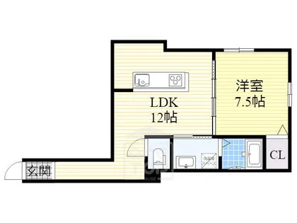 RIHITO正雀駅前【4階】の間取り