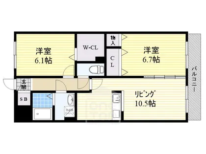 アルコバレーノ【3階】の間取り