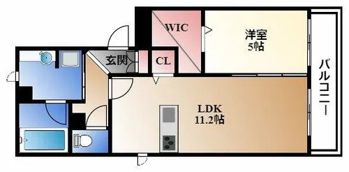 LB吹上【3階】の間取り