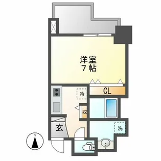 プレサンス丸の内リラティ【6階】の間取り