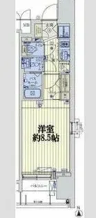 スワンズシティ心斎橋ルーノ【7階】の間取り
