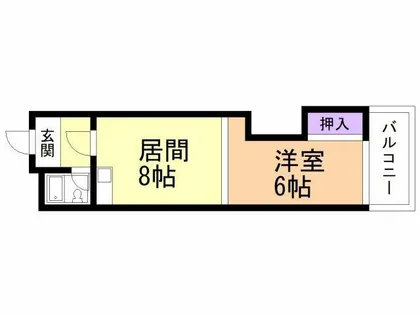 アーバンライフ高砂【402号室】の間取り