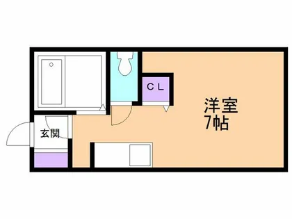 ハイツキャンパス【1階】の間取り