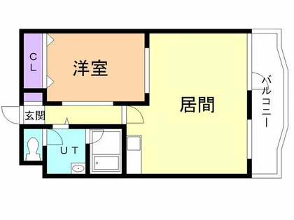 ガーネット【103号室】の間取り