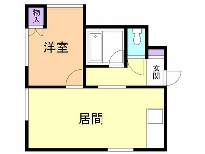 常盤コーポ【10号室】の間取り