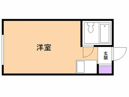 カトル・セゾン【401号室】の間取り