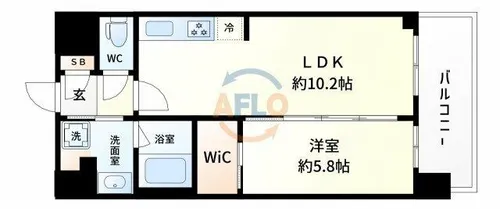 グランカーサ新大阪SOUTH【3階】の間取り