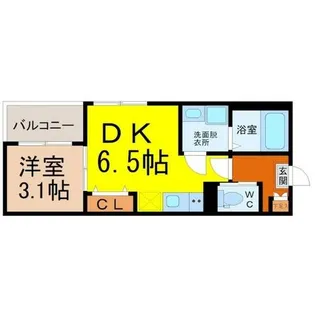 ハーモニーテラス平安通IV【3階】の間取り