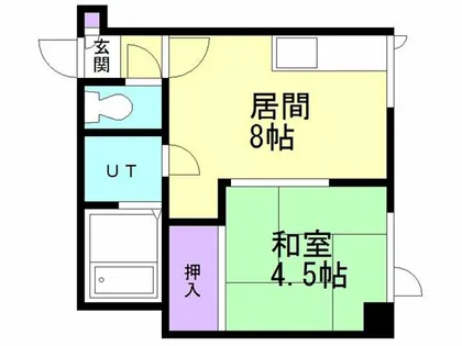 コーポ北栄【201号室】の間取り
