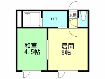 コーポ北栄【303号室】の間取り